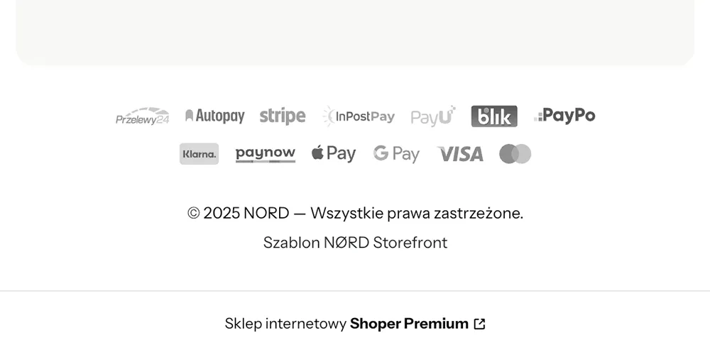 profesjonalna stopka shoper