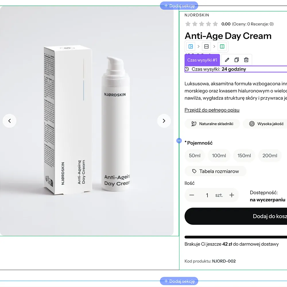 szablon storefront shoper