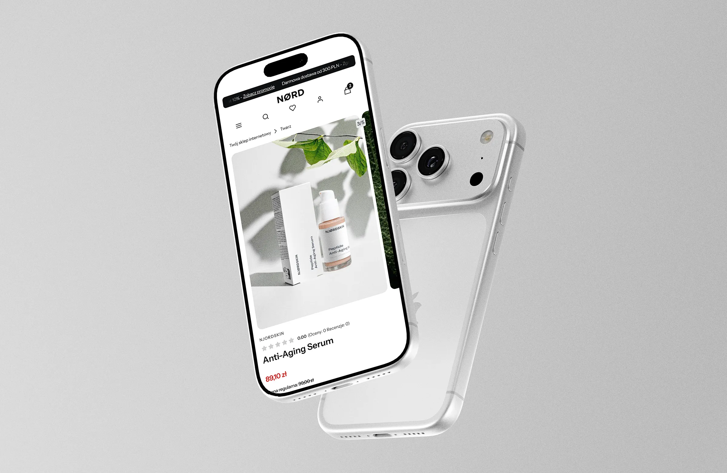 minimalistyczny szablon shoper