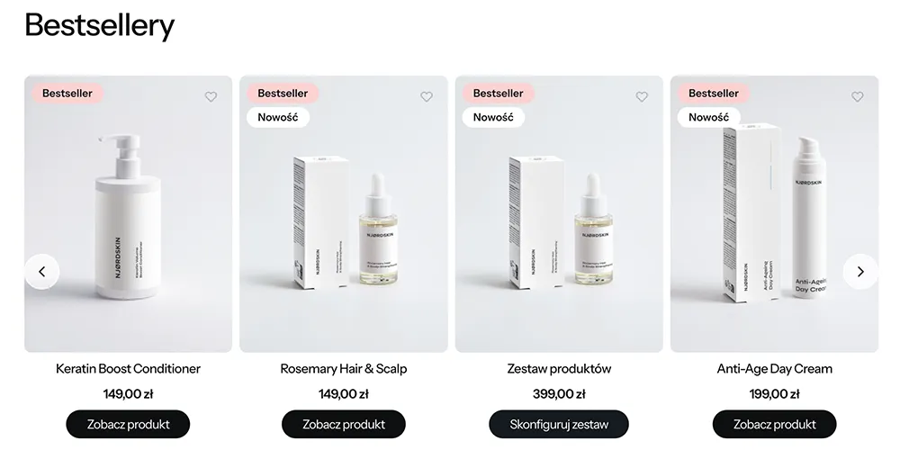 profesjonalne slidery shoper