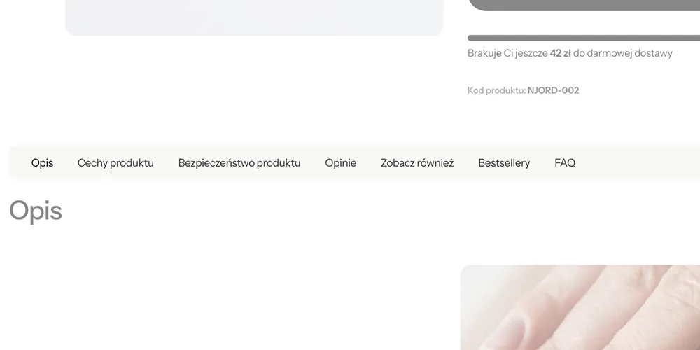 zakładki przewijane shoper